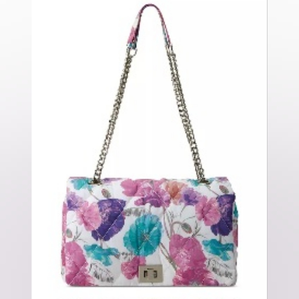 ⬇️🎉HOST PICK🎉 INC International Concepts Soft Ajae Floral Chain Strap Bag
